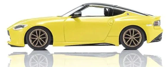Kyosho Scale Nissan Fairlady-Z Book Type Jaune 1/64 KS07117Y - Image 2