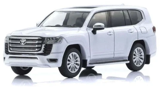 Kyosho Scale Toyota Land Cruiser 300 Book Type Blanc 1/64 KS07118W - Image 2