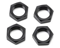 Losi Ecrous de Serrage Alu Noir (x4) DBXL LOS252051