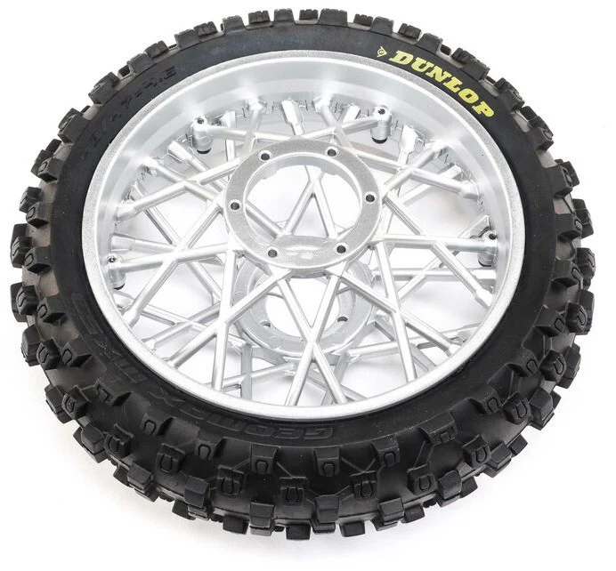 LOSI Jante Arrière Satin + Pneu Dunlop MX53 Promoto MX LOS46007