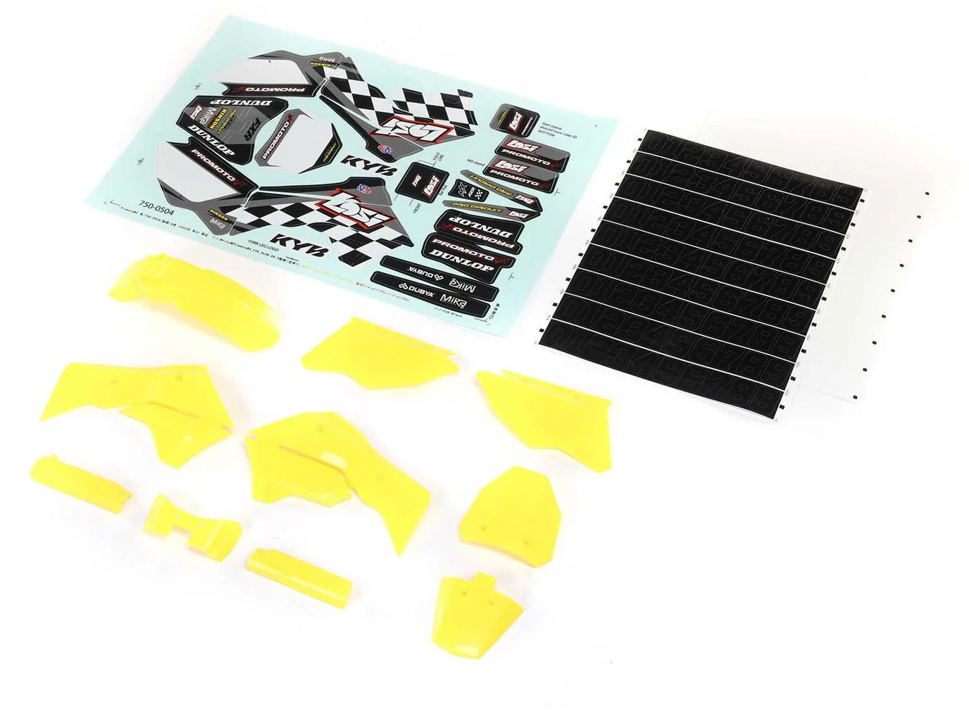 LOSI Kit Carénage + Stickers Promoto PM MX - Image 2