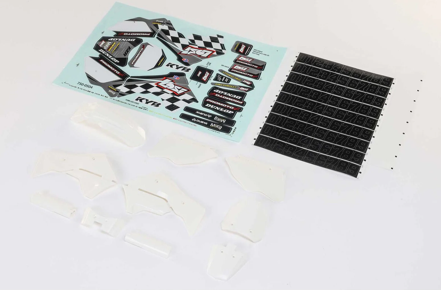 LOSI Kit Carénage + Stickers Promoto PM MX - Image 3