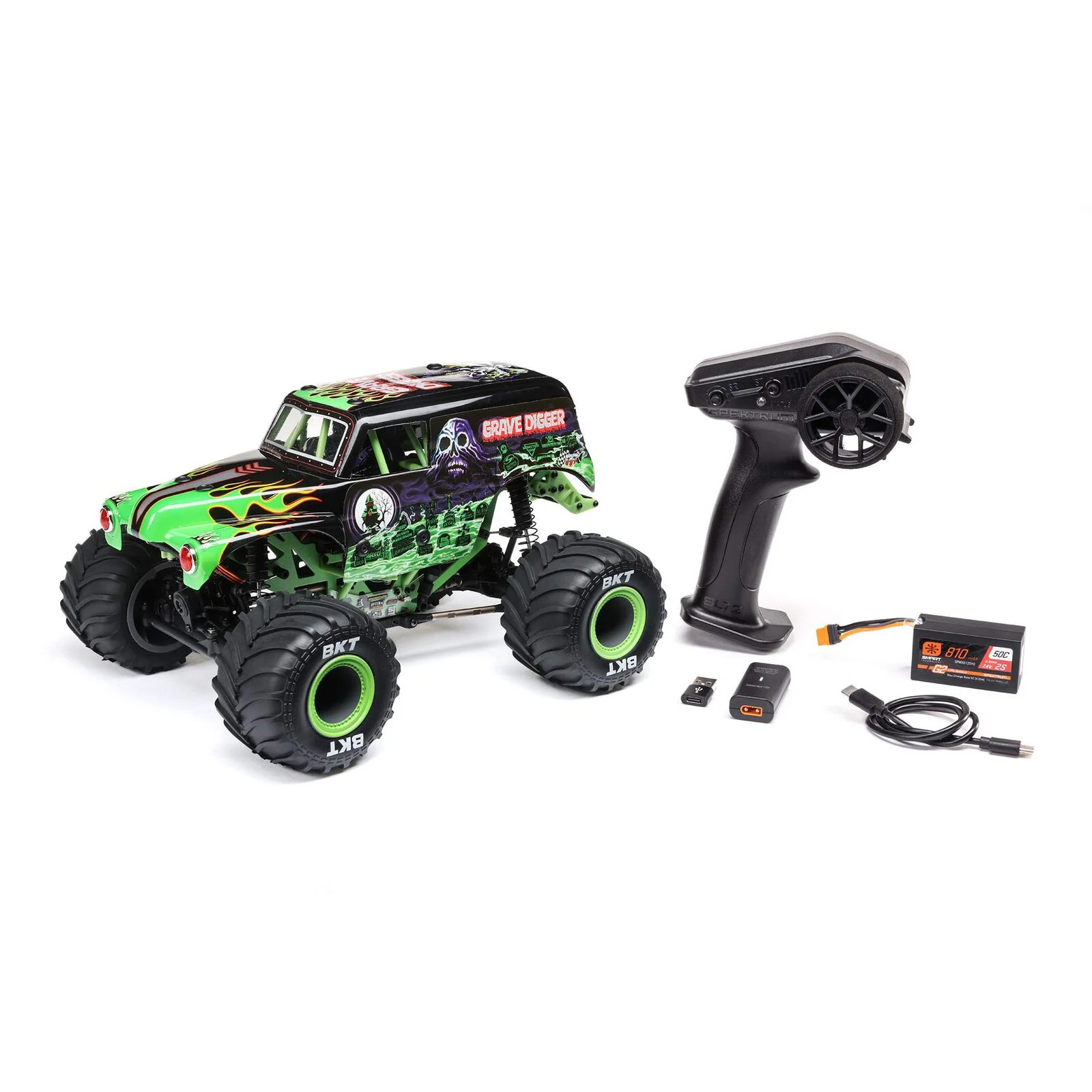 Losi Mini LMT Monster Truck Grave Digger 4WD RTR LOS01026T1 - Image 2