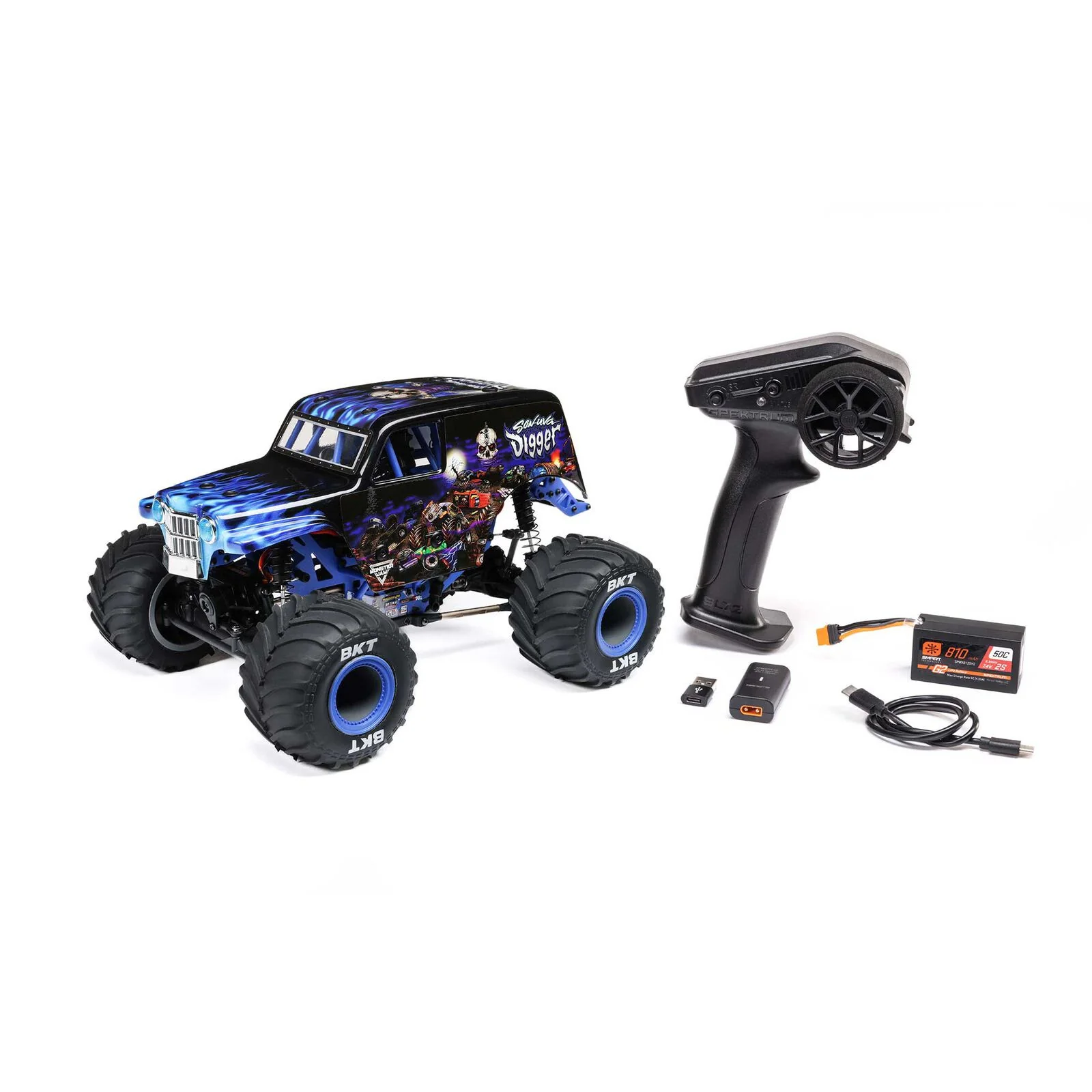 Losi Mini LMT Monster Truck Son-Uva Digger 4WD RTR LOS01026T2 - Image 2