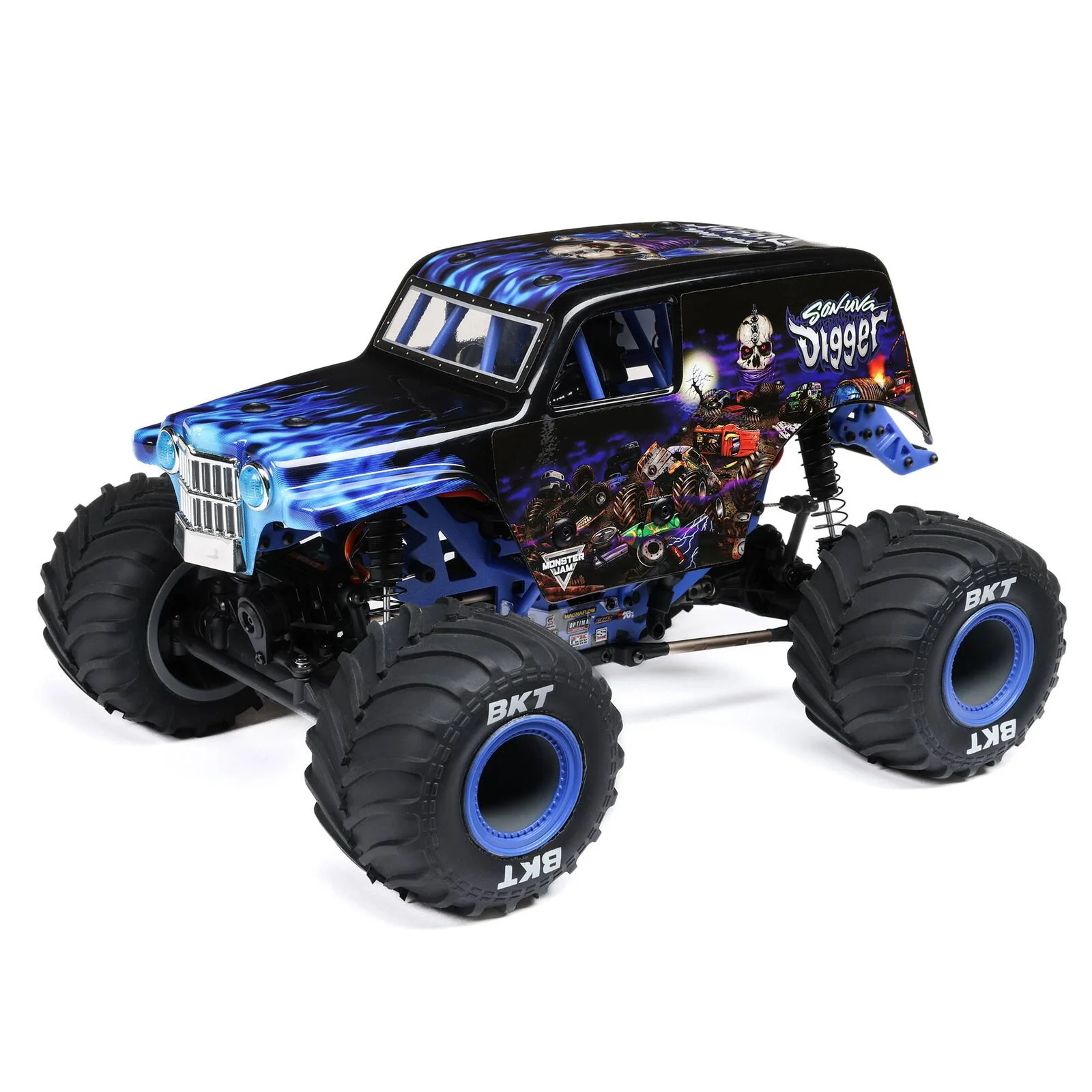 Losi Mini LMT Monster Truck Son-Uva Digger 4WD RTR LOS01026T2 - Image 3