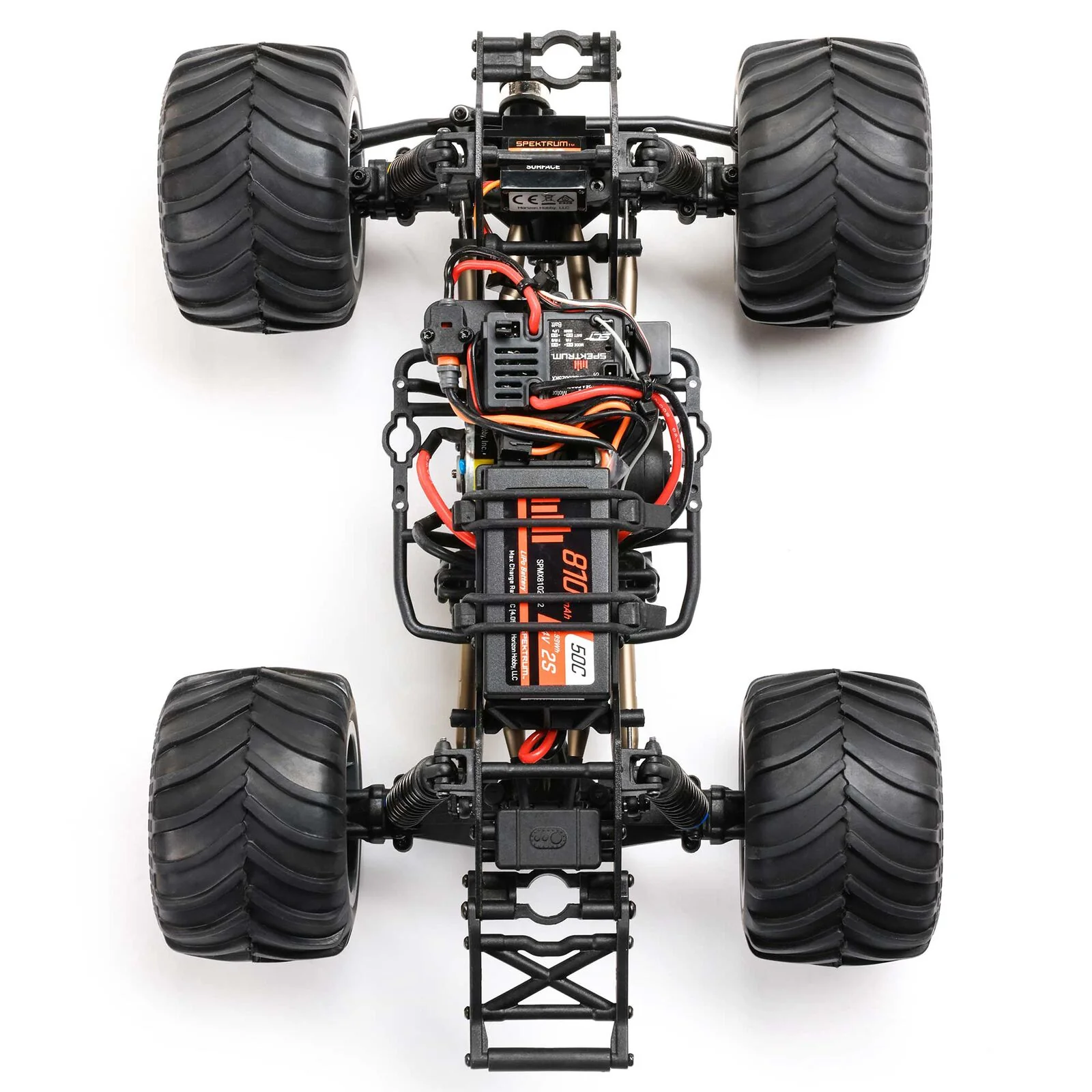 Losi Mini LMT Monster Truck Zombie 4WD RTR LOS01026T4 - Image 14