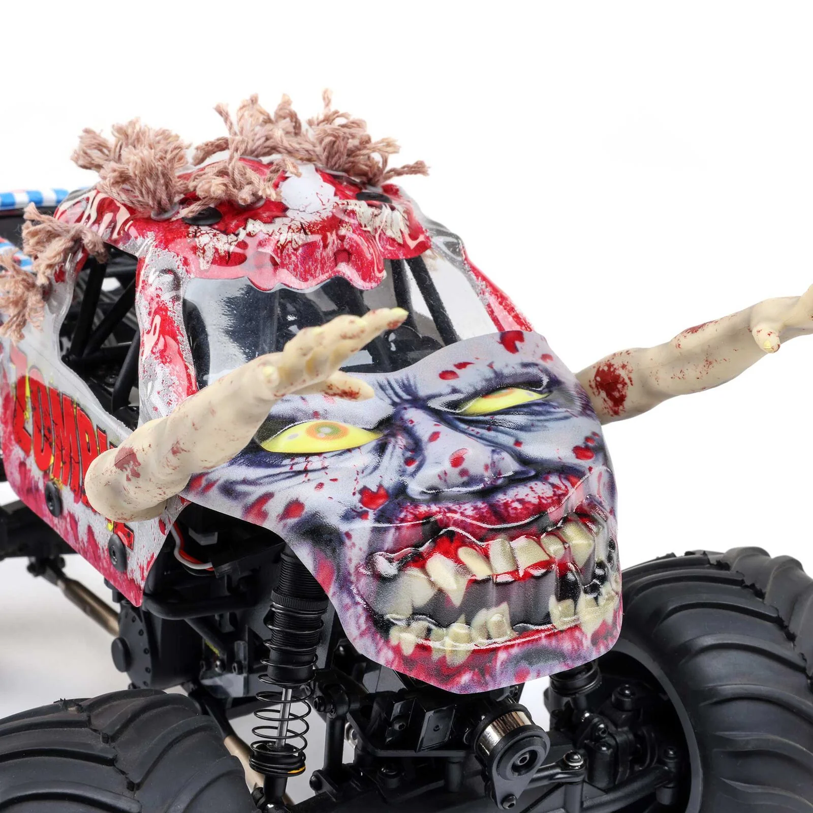 Losi Mini LMT Monster Truck Zombie 4WD RTR LOS01026T4 - Image 9