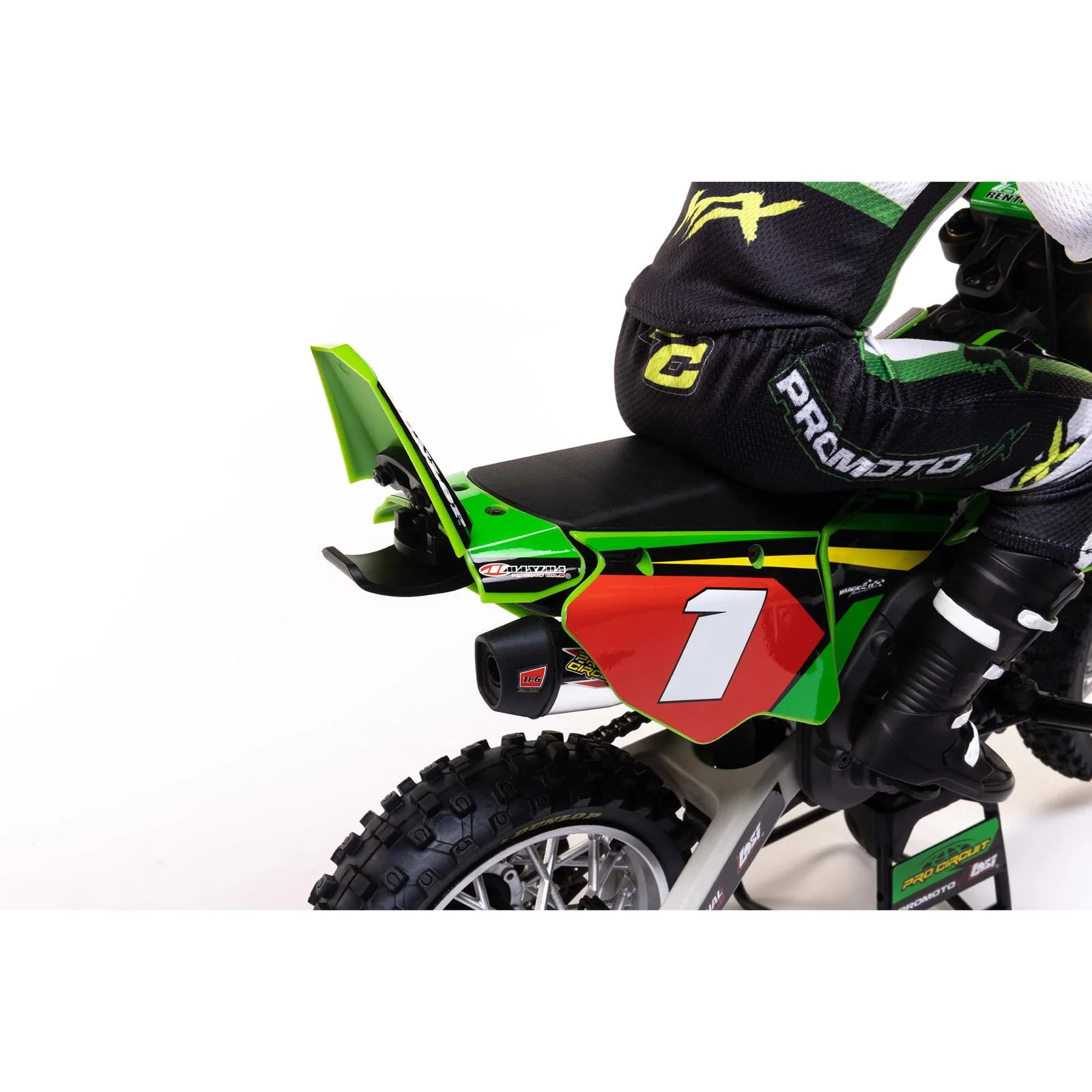 Losi Moto Promoto-MX Motorcycle RTR 1/4 + Batterie et chargeur LOS06002 - Image 6
