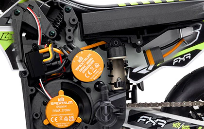 Losi Moto Promoto-SM FXR Supermoto RTR 1/4 + Batterie et chargeur LOS-2310 - Image 14