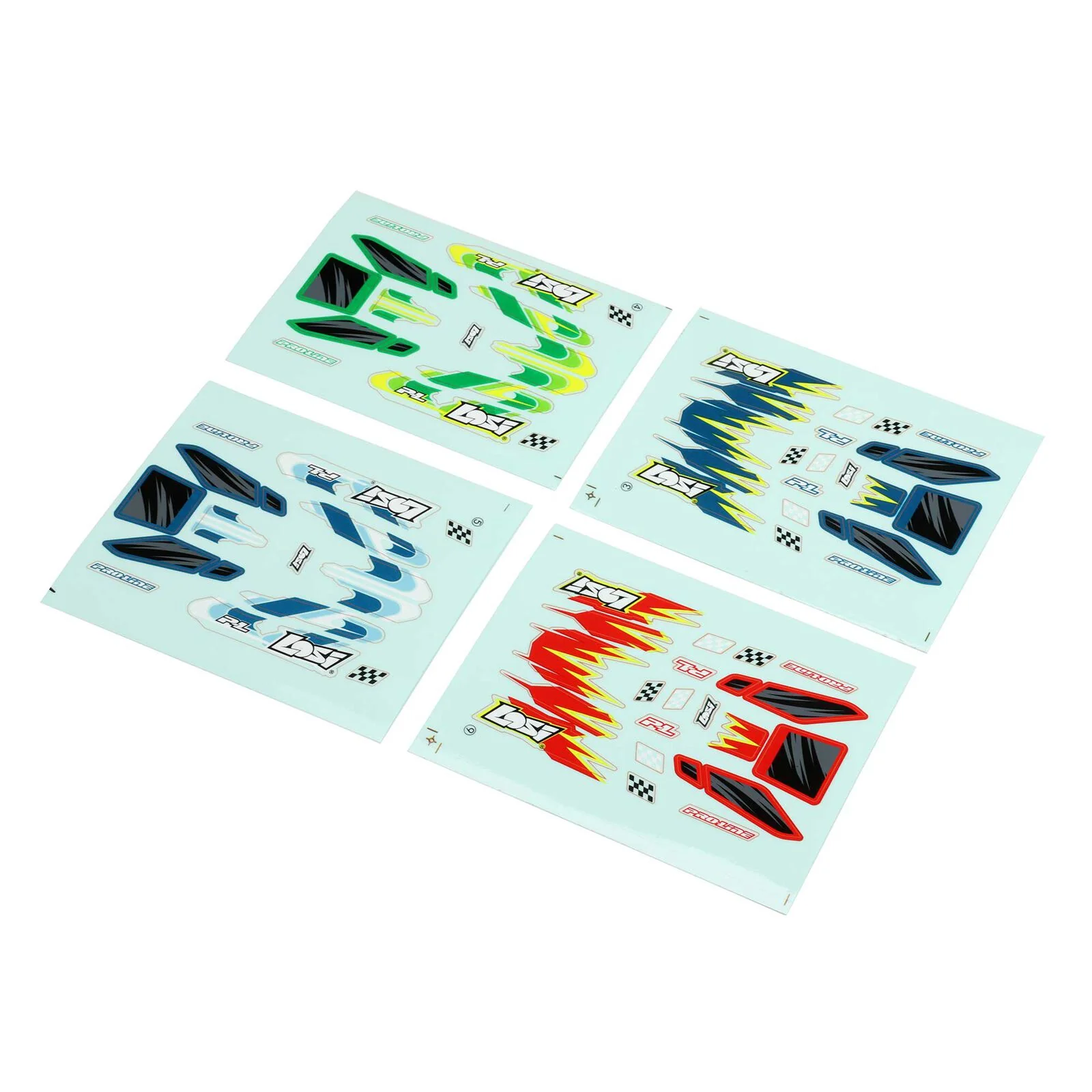 LOSI Planche Stickers Option (x4) Micro-B LOS-2269