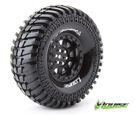 Louise RC Pneus Cr-Ardent + Jantes 1.9 Noir (x2) LR-T3232VB