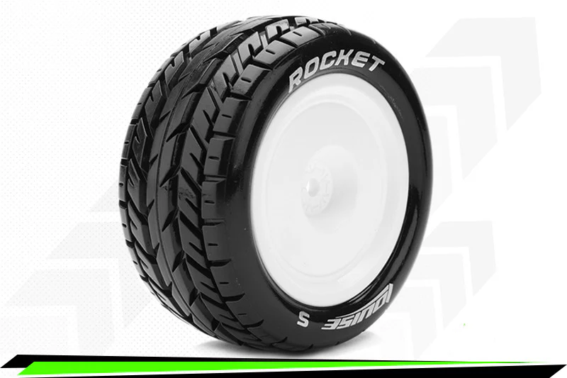 Louise RC Pneus + Jantes E-Rocket Buggy 1/10 Soft 4WD AV (x2) LR-T3186SWKF - Image 2