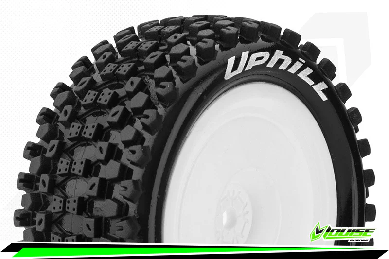 Louise RC Pneus + Jantes E-Uphill Buggy 1/10 Soft 4WD AR (x2) LR-T3279SWKR