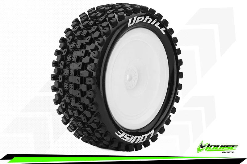 Louise RC Pneus + Jantes E-Uphill Buggy 1/10 Soft 4WD AR (x2) LR-T3279SWKR - Image 2