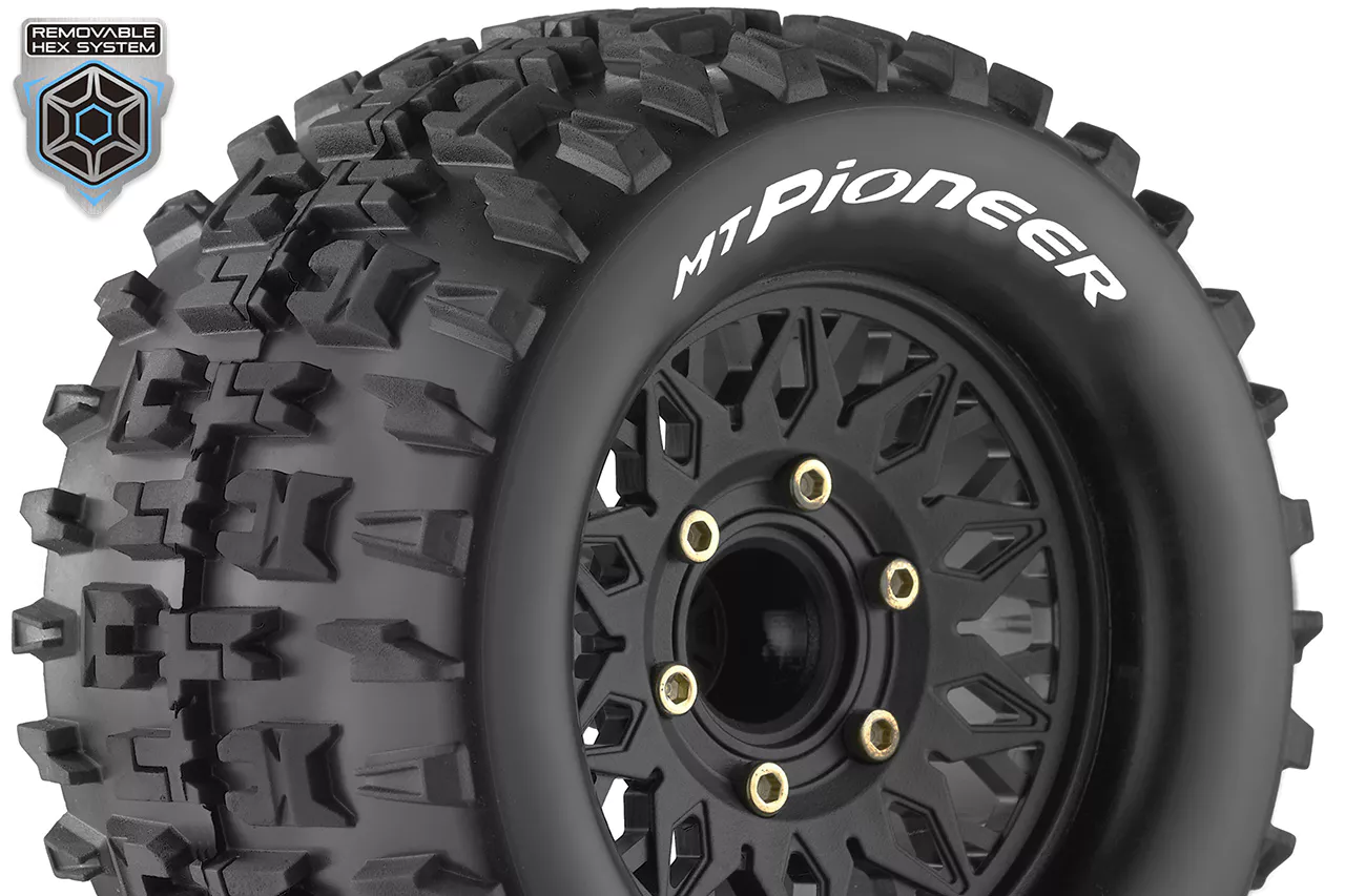 Louise RC Pneus 1/10 Mt-Pioneer + Jantes 2.8 LR-T3202SX - Image 2