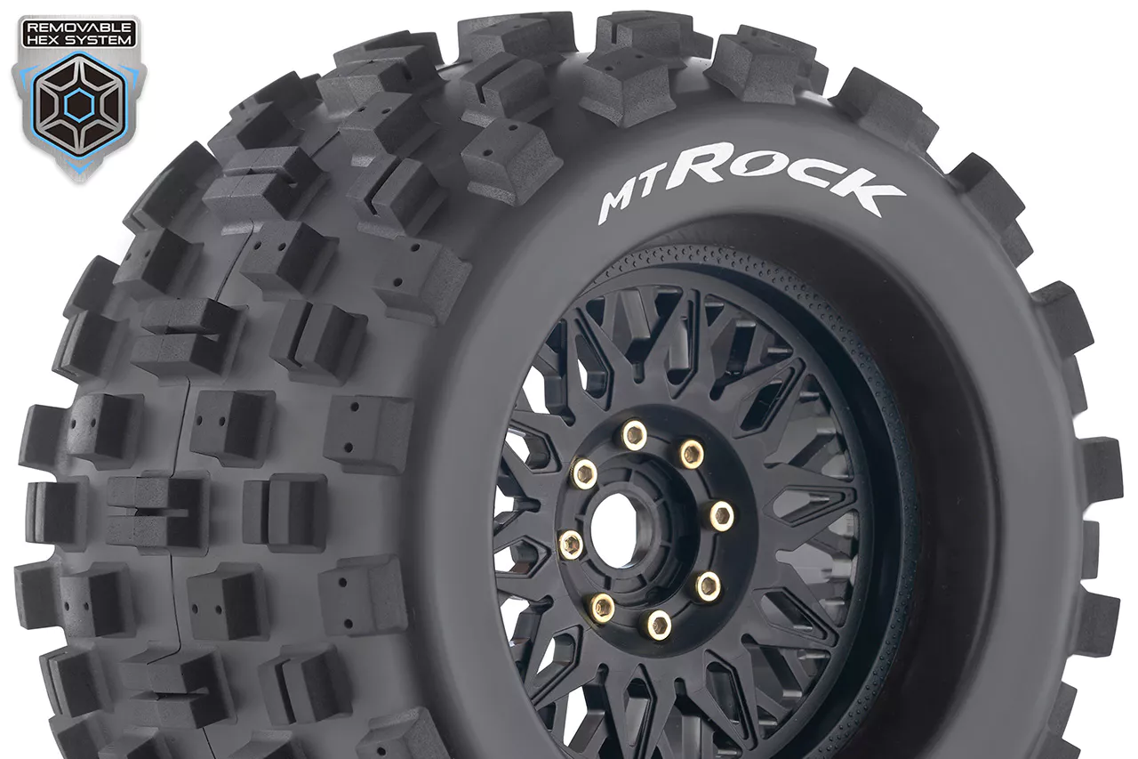 Louise RC Pneus 1/8 Mt-Rock + Jantes 3.8 LR-T3277X - Image 2