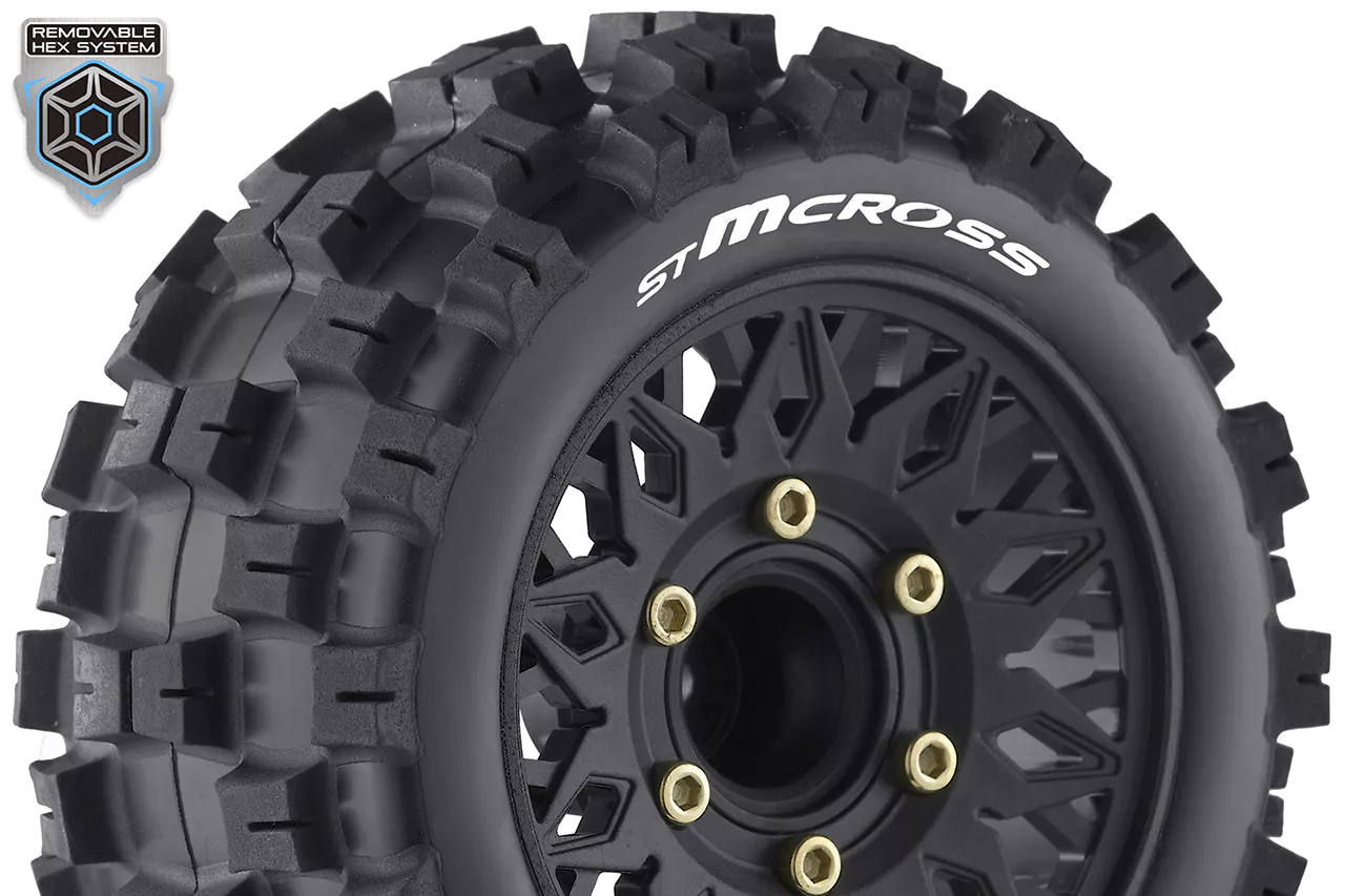 Louise RC Pneus 1/10 St-Mcross + Jantes 2.8 LR-T3272SX - Image 2