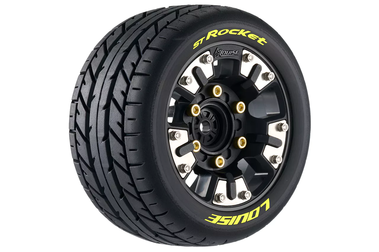 Louise RC Pneus ST Rocket + Jantes Mini Maxx/XRT LR-T3387SM