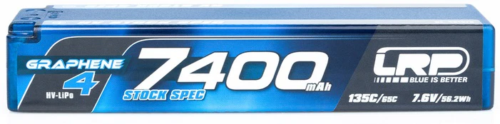LRP Accu Lipo HV 7.6V 7400mAh 135C Graphene 4 431276 - Image 2