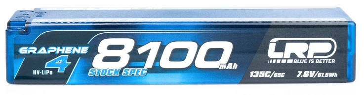 LRP Accu Lipo HV 7.6V 8100mAh 135C Graphene 4 431280 - Image 2