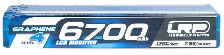 LRP Accu Lipo LCG HV 7.6V 6700mAh 120C Graphene 4 431271 - Image 2