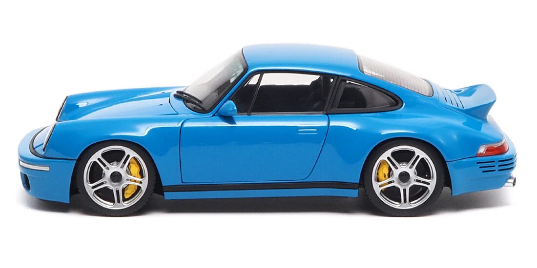 MiniChamps Almost Real Porsche 911 RUF SCR Maxico Bleu 1/18 ALM880202 - Image 4