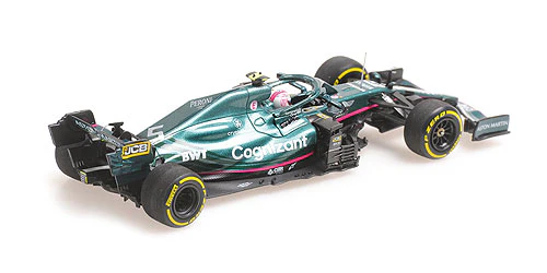 MiniChamps Aston Martin Gognizant Formule 1 Sebastian Vettel Bahrain 2021 417210105 - Image 2