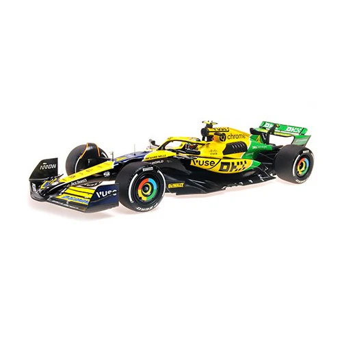 MiniChamps McLaren Mercedes MCL38 4 Lando Norris F1 Monaco 2024 Livrée Spéciale 537248004