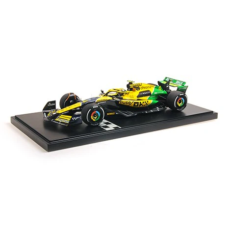 MiniChamps McLaren Mercedes MCL38 4 Lando Norris F1 Monaco 2024 Livrée Spéciale 537248004 - Image 3