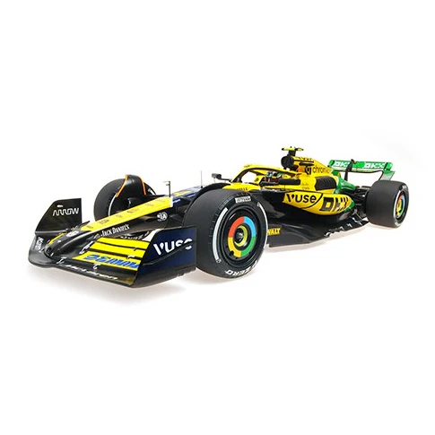 MiniChamps McLaren Mercedes MCL38 4 Lando Norris F1 Monaco 2024 Livrée Spéciale 537248004 - Image 4