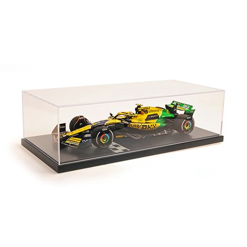 MiniChamps McLaren Mercedes MCL38 4 Lando Norris F1 Monaco 2024 Livrée Spéciale 537248004 - Image 5