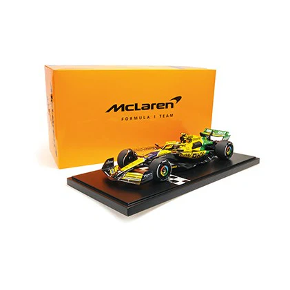 MiniChamps McLaren Mercedes MCL38 4 Lando Norris F1 Monaco 2024 Livrée Spéciale 537248004 - Image 6