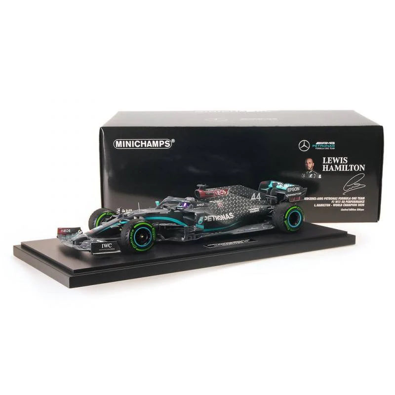 MiniChamps Mercedes AMG W11 Lewis Hamilton World Champion 2020 127201444 - Image 3