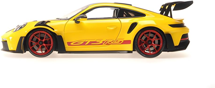 MiniChamps Porsche 911 992 GT3 RS 2024 Jaune 1/18 110062025 - Image 4