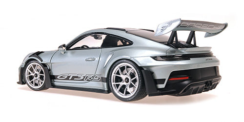 MiniChamps Porsche 911 (992) GT3RS 2023 Silver 1/18 110062044 - Image 2
