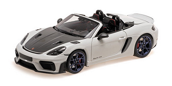 MiniChamps Porsche Spyder RS Weissach Blanche 1/18 110063131