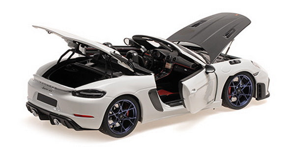MiniChamps Porsche Spyder RS Weissach Blanche 1/18 110063131 - Image 2
