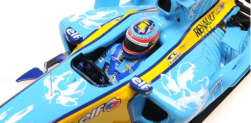 MiniChamps Renault F1 R25 Fernando Alonso GP d’Angleterre 2005 117051105 - Image 4