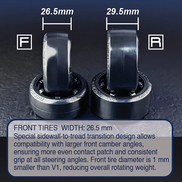 MST Pneus Drift PST V2 HDPE Hard (x4) 830013 - Image 4