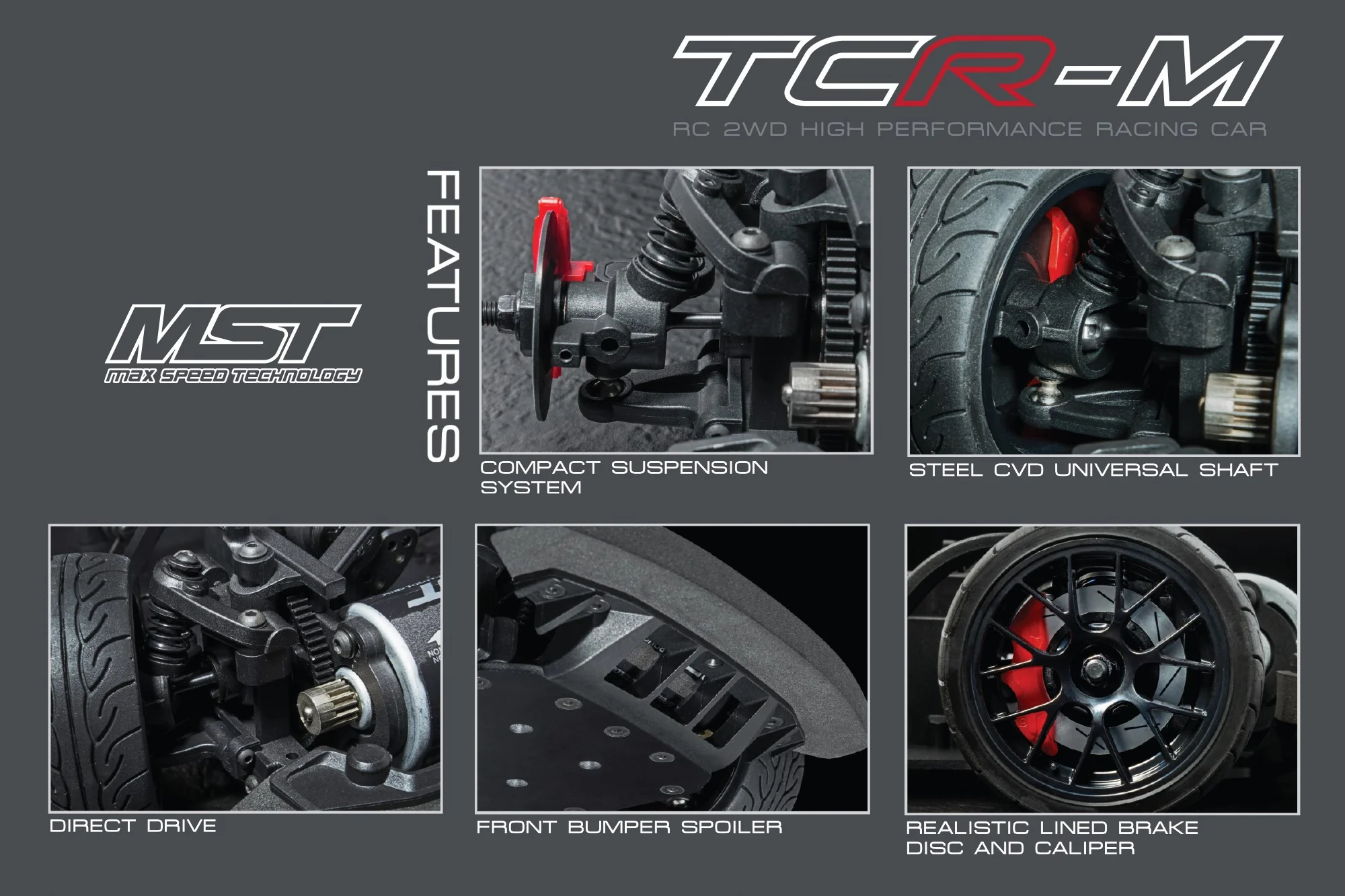 MST TCR-M FF 2WD On Road  A110 KIT 532194B - Image 6