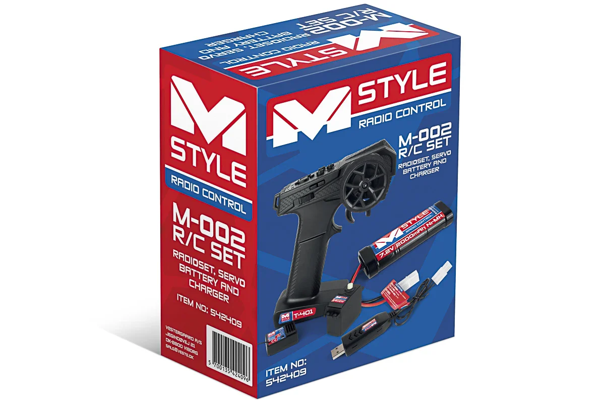 MStyle Pack Radio + Chargeur + Batterie + Servo M-002 - Image 8
