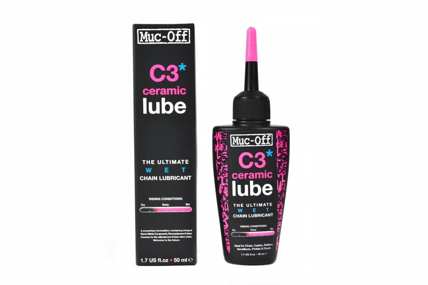 Muc-Off Lubrifiant Céramique C3 "Wet" 50ml