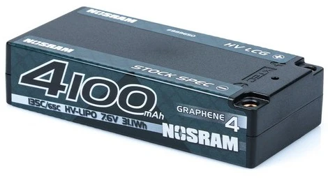 Nosram Accu Lipo Shorty LCG HV Graphene 4 7.6V 4100mAh 135C