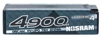 Nosram Accu Lipo Shorty HV Graphene 4 7.6V 4900mAh 135C - Image 2