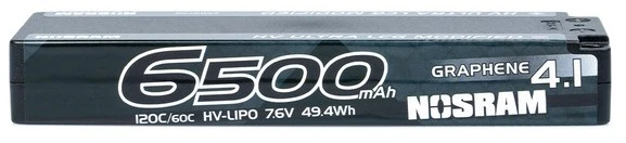 Nosram Accu Lipo Ultra LCG HV Graphene 4.1 7.6V 6500mAh 120C - Image 2