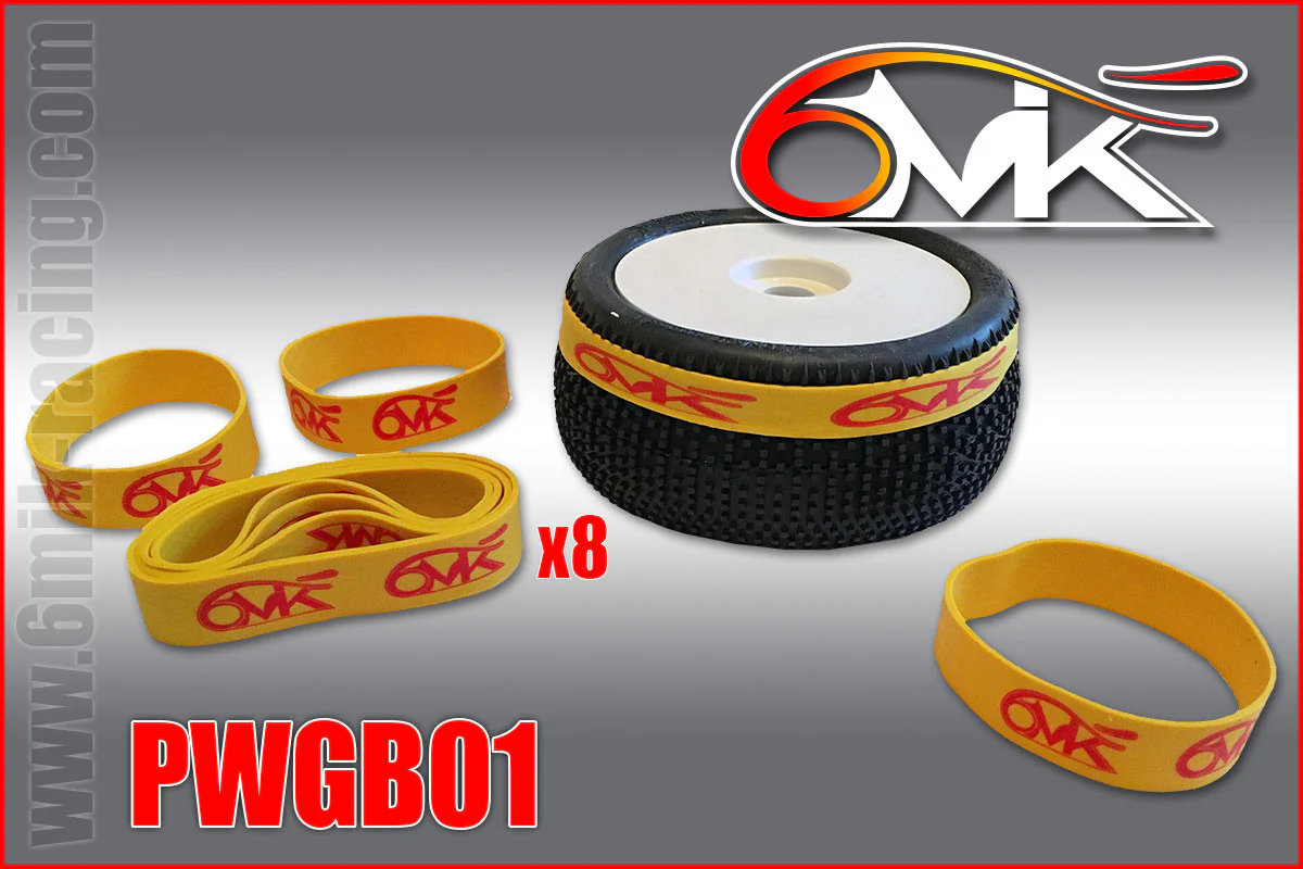 Optima Elastiques de collage de Roues (x8) PWGB01
