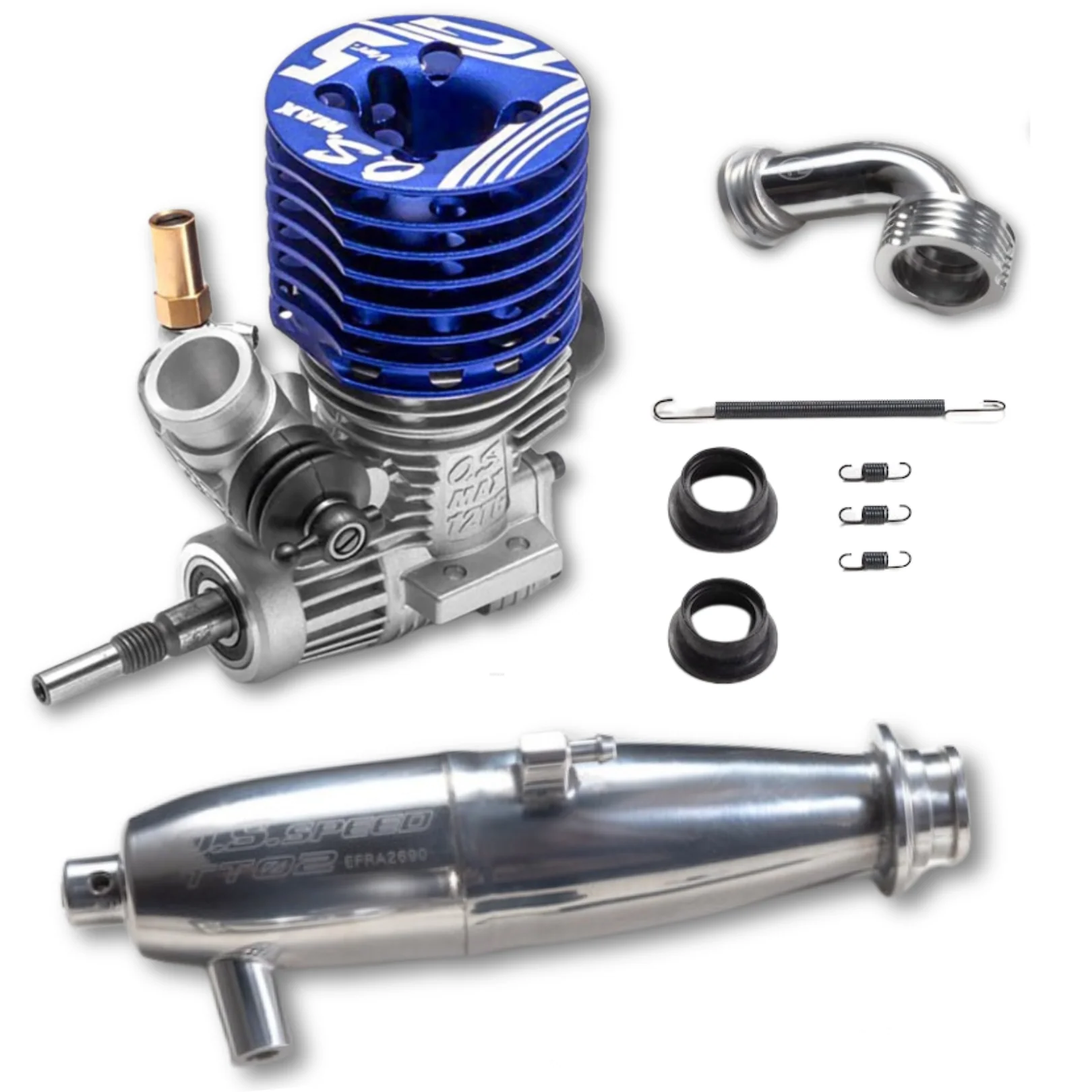 OS Max Moteur 12TG V5 2.1cc Piste + Ligne TT02II EFRA 2690 S26957