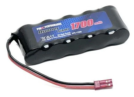 Pink Performance Accu Rx NiMh 6.0v 1700mAh Straight - Image 2