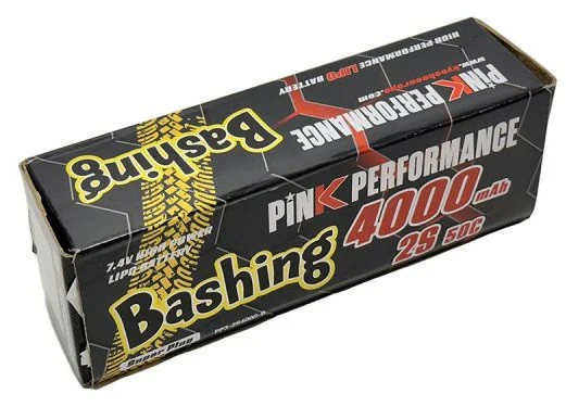 Pink Performance Batterie Lipo 2S 7.4v 50C 4000mAh Dean - Image 2