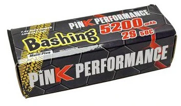 Pink Performance Batterie Lipo 2S 7.4v 50C 5200mAh Multi - Image 3